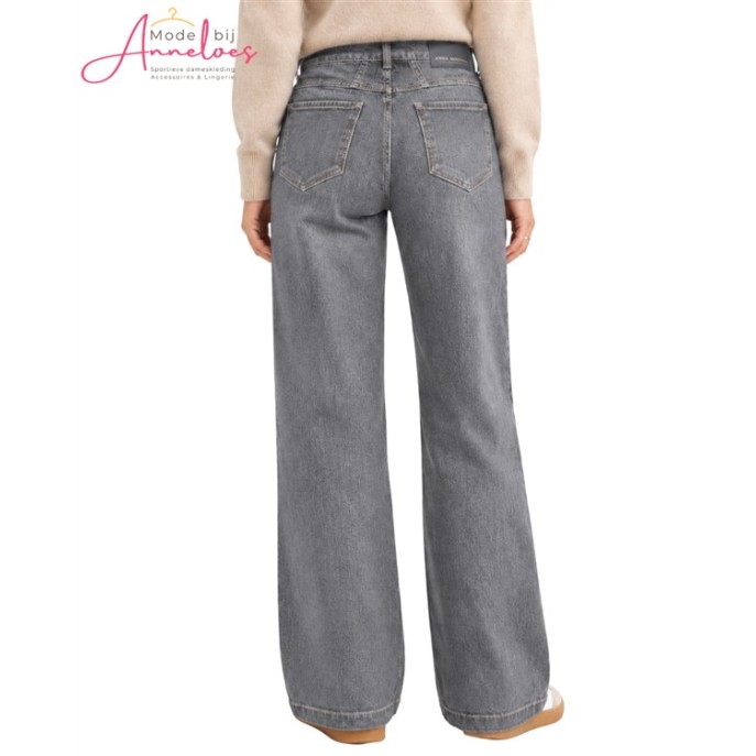 Anna Montana Jeans Mila 6652 Wide Fit ash grey Anna Montana Jeans Mila 6652 Wide Fit ash grey